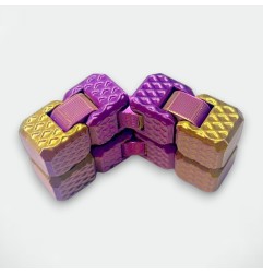 FidgetCube złoto fioletowy
