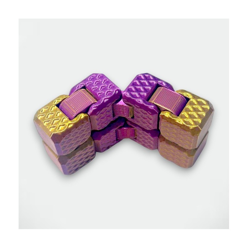 FidgetCube złoto fioletowy