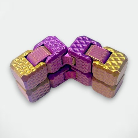 FidgetCube złoto fioletowy